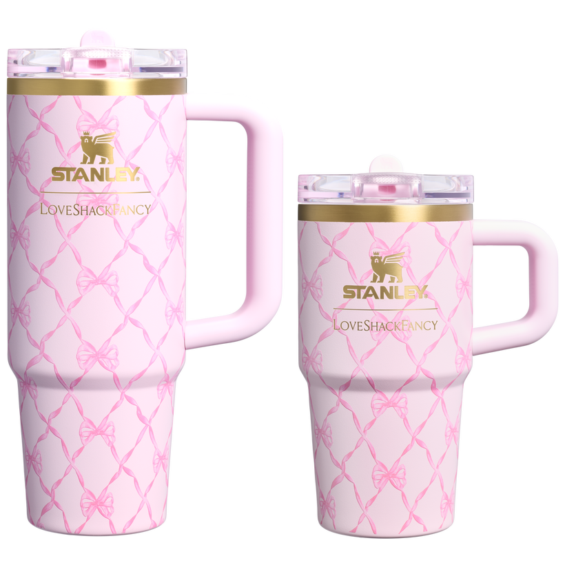 Stanley 1913 x LoveShackFancy Holiday The Quencher® Details ProTour Tumbler Set | 2-pack - Daily Travel Pack Choice