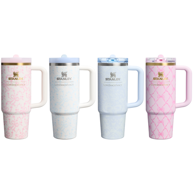 Stanley 1913 x LoveShackFancy Holiday The Quencher ProTour Set 4-pack - Active Travel Fit Pick